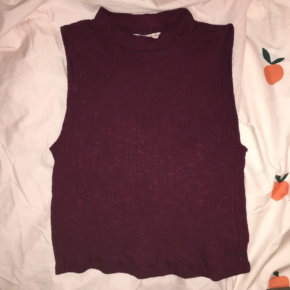 Ribbed sleeveless turtleneck ⭐️